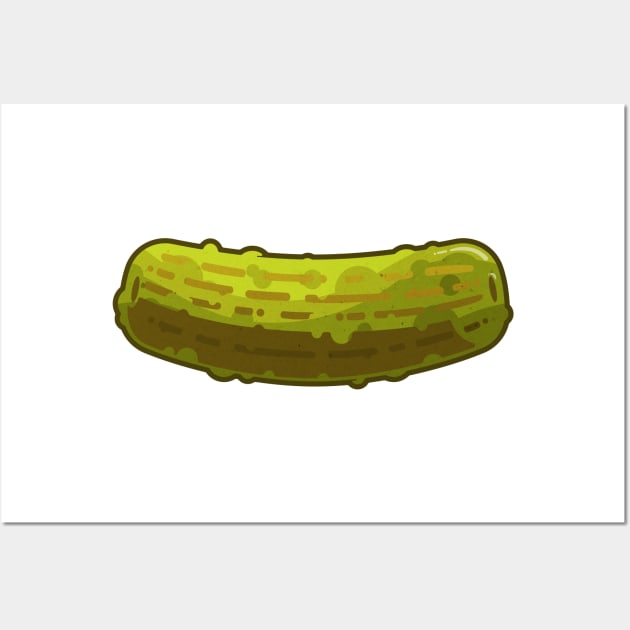 It's a Big "Dill", Vector Pickle Illustration Wall Art by msharris22